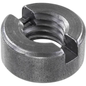 DIN546 Schlitzmutter M 5 Stahl blank