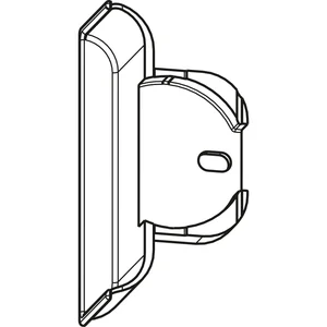 ROTO NT Fräsabdeckung Axerlager E5 Holz 5/18-13 Zinkdruckguss silber