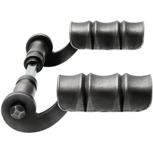 SCHÖSSWENDER Drückerpaar TYROL - Ansatz 18 mm, VK 8 mm, schwarz passiviert