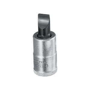 GEDORE Schraubendreher-Einsatz IS19 DIN3120 1/2"vierkant 18.0 mm Schlitz