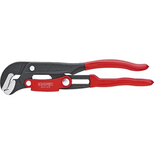 KNIPEX S-Maul-Rohrzange 8361 mit Schnelleinstellung 1.1/2", L=420 mm, grau
