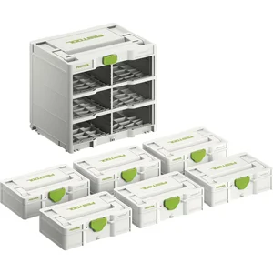 FESTOOL Systainer³ Rack SYS 3-RK/6 M 337-Set 396 x 296 x 330 mm