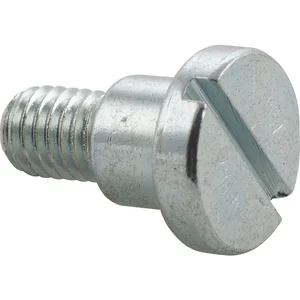 DIN923 4.8/5.8 M 5x 5 verzinkt Flachrundschraube mit Schlitz und Ansatz