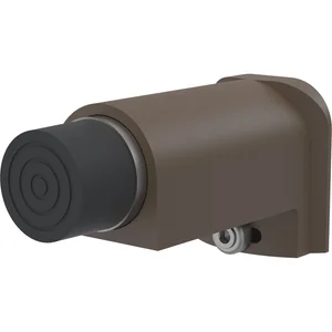 KWS Wandtürpuffer 2051 gefederter Anschlagpuffer, Alu dunkelbraun eloxiert