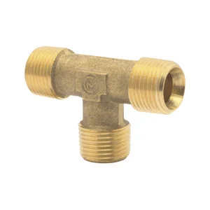 Druckluft T Stück mit AG 3/8" aus Messing