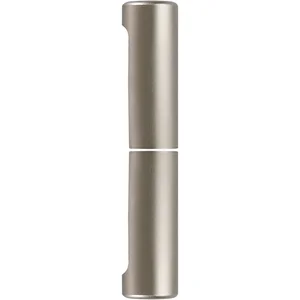 OTLAV Aufsteckhülsen, flachrund, Band ø 14 mm, Aluminium vernickelt matt