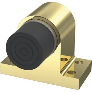 KWS Bodentürpuffer 2024 gefederter Anschlagpuffer, Messing poliert