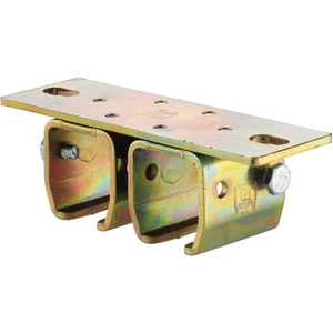 Doppeldeckenbefestigungsmuffe HELM 102 D, Loch ø 8,5 mm, Stahl verzinkt, gelb