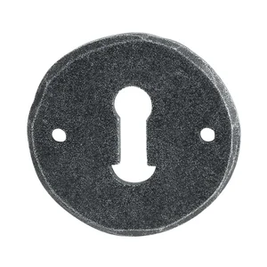 HALCÖ Schlüsselrosette STUBAI - BB, ø 53 mm, verzinkt schwarz passiviert