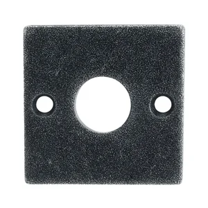 HALCÖ Rosette HALL & SÖLL - WC, 52 x 52 mm, verzinkt schwarz passiviert