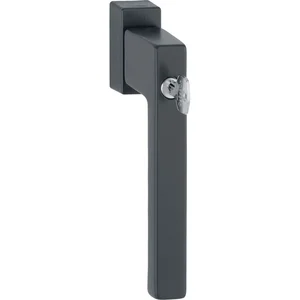HOPPE Parallel-Schiebe-/Kipp-Griff TOULON sperrbar, Aluminium schwarz matt