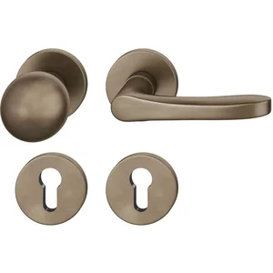 FSB Wechselgarnitur 12 1106 ASL auf Rosette PZ, Bronze dunkel patiniert