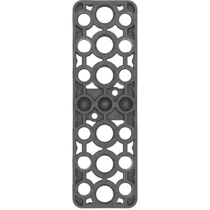 GV Unterlegplatte, 160 x 50 x 15 mm, Kunststoff grau