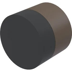 KWS Wandtürpuffer 2068, ø 30 mm, Länge 25 mm, Aluminium dunkelbraun eloxiert