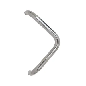 MARCHESI Türgriff 4524 V - Form, 382mm, LA. 350mm, Edelstahl matt