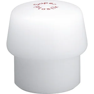 HALDER Schonhammer-Einsatz Kopf ø 40 mm Super-Plastik weiß