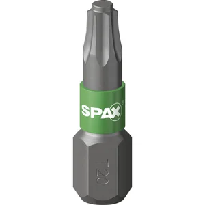 SPAX Bit-Einsatz T-Star 1/4"sechskant T20/25 mm Zapfenführung, Inhalt 5 Stück