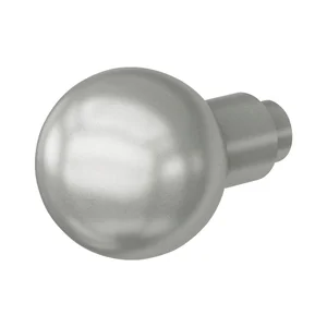 MARCHESI Knopfdrückerlochteil Kugelform, ø 50 mm, Ansatz 16 mm, Edelstahl