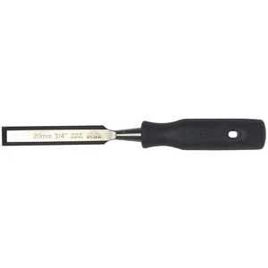 STUBAI Stemmeisen mit schwarzem PP-Heft Breite 30 mm