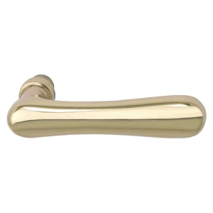 Drückerlochteil ELEGANT 22 - Haustür, Messing pol schutzlack, universal