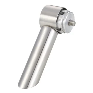 KWS Endstütze RS - schräg 45° Rundrohr, rechts, 35mm, Edelstahl