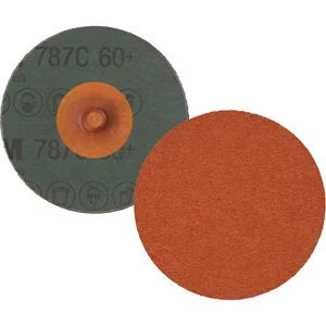 3M Fiberscheibe Roloc 787C ø 76,2 mm Korn 120 Fb. orange für Edelstahl