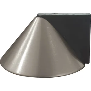 MARCHESI Bodentürpuffer - Bodenpl.ø 50mm,Anschlagh. 26mm,Messing vernickelt matt