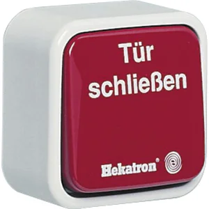 Drucktaster HAT 02, Auf-oder Unterputzmontage, Kunststoff weiß