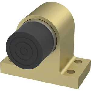 KWS Bodentürpuffer 2024 gefederter Anschlagpuffer, Alu messingfärbig eloxiert