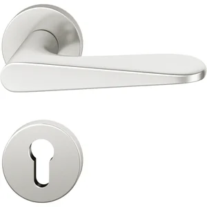 FSB Drückergarnitur 12 1144 ASL auf Rosette PZ, silber eloxiert