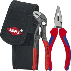 KNIPEX Mini-Zangenset 002072V06 in Gürteltasche 2-teilig Wapu- +Spitz-Kombizange