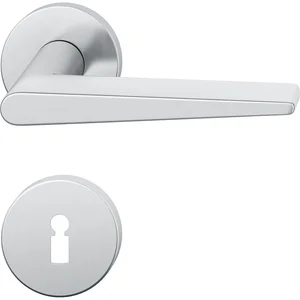 FSB Drückergarnitur 12 1005 ASL auf Rosette BB, Edelstahl matt