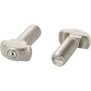 Nutenschraube mit Federkugel M 8x 22 - Edelstahl A2