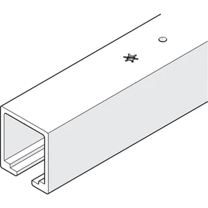 HAWA Junior 120 Laufschiene Deckenmontage L=3000 mm Aluminium farblos eloxiert