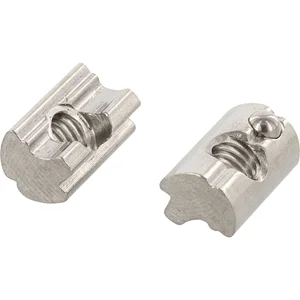 Nutenstein M 8 mit Federkugel - Aluminium