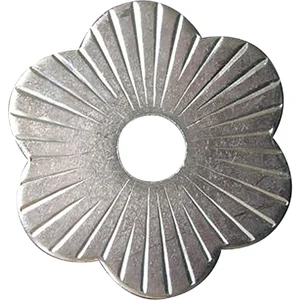Zierrosette (Pfettenscheibe) ø 80x4 mm, Bohr-ø 17 mm, Stahl verzinkt (B)