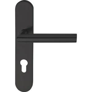 MARCHESI Drückergarnitur GEHRUNG, PZ 88, Edelstahl schwarz matt