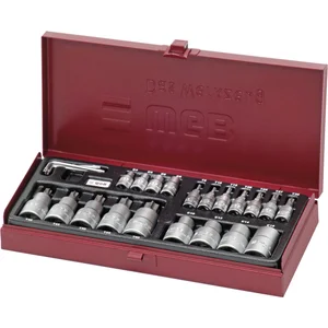 WGB Steckschlüssel-Satz 3940 1/4" Torx® 23-teilig in Stahlblechkasten
