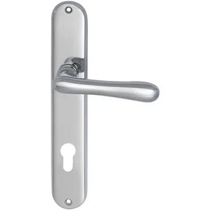 MARCHESI FH Drückergarnitur ELEGANT 22 - auf Schild PZ 88, Messing verchromt