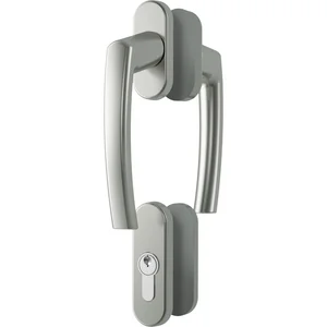 ROTO Balkontürgriffgarnitur ROTOLINE hoch, Aluminium silber eloxiert