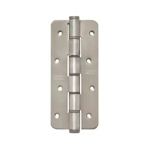 Pendeltürband einseitig wirkend, Rollen ø 18 mm, Höhe 180 mm, rund, Edelstahl