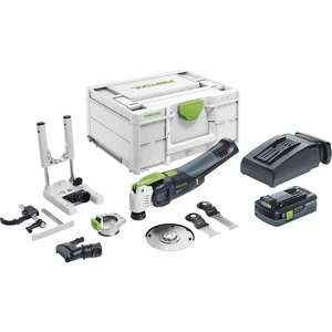 FESTOOL Akku-Oszillierer OSC 18 LI E-Basic-Set 18 Volt 4,0 Ah