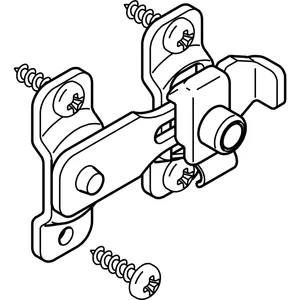 Schiebeladenverschluss HAWA-Frontslide 60/A, Edelstahl