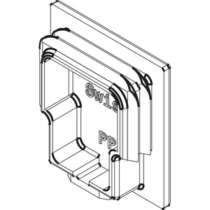 HAWA-Junior 40 Abdeckkappe für Laufschiene Kunststoff anthrazitgrau RAL 7016