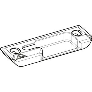 ROTO NT/NX Sicherheits-Schließstück Holz einfräsbar 5L FT 25 mm 13V rechts Zink