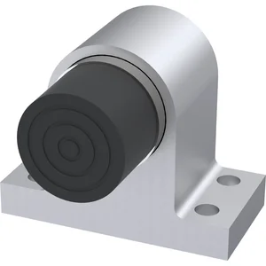 KWS Bodentürpuffer 2024 gefederter Anschlagpuffer, Aluminium silber eloxiert