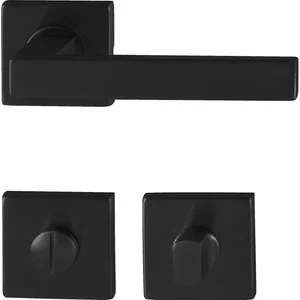 MARCHESI Drückergarnitur CHIA WC, mit Stütznocken, Edelstahl schwarz matt