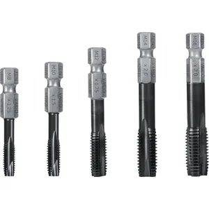 FEIN Gewindebohrer-Set Vario 5-teilig M8-M16 HSS 64 HRC Titan-Aluminium-Nitrid