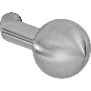 OGRO Knopfdrückerlochteil PREMIUM 8548 V FS - ohne Rosette, Edelstahl matt