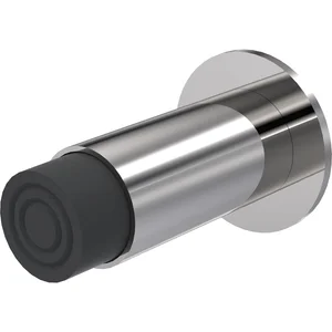 KWS Wandtürpuffer 2064 gefederter Puffer, Länge 80 mm, Edelstahl poliert